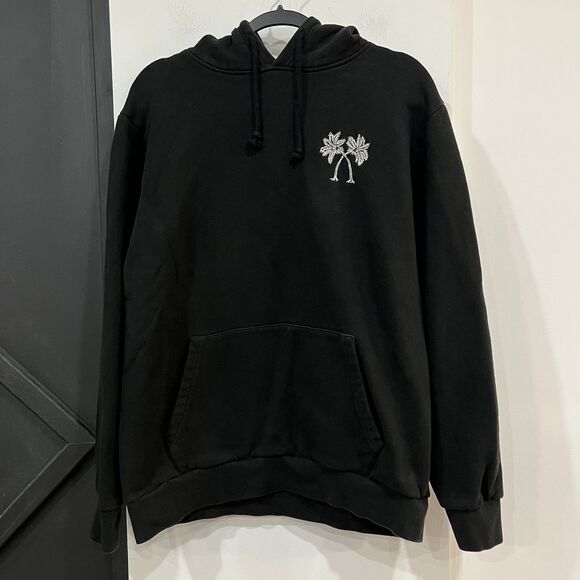 Suspicious Antwerp Drawstring Pullover Palm Tree Hoodie Embroidered Men’s Large - Picture 1 of 6